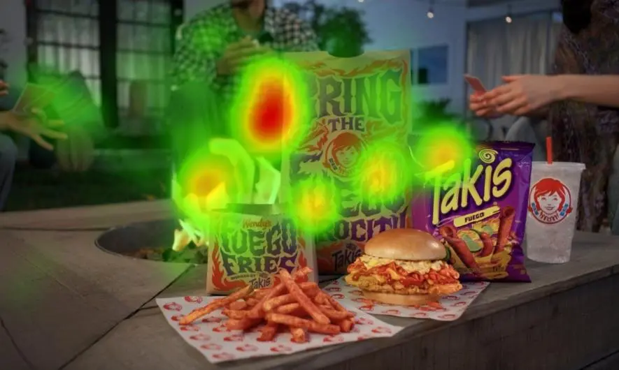 heatmaps uncover visual dwell points when a subject views a product, ad, website or other marketing material